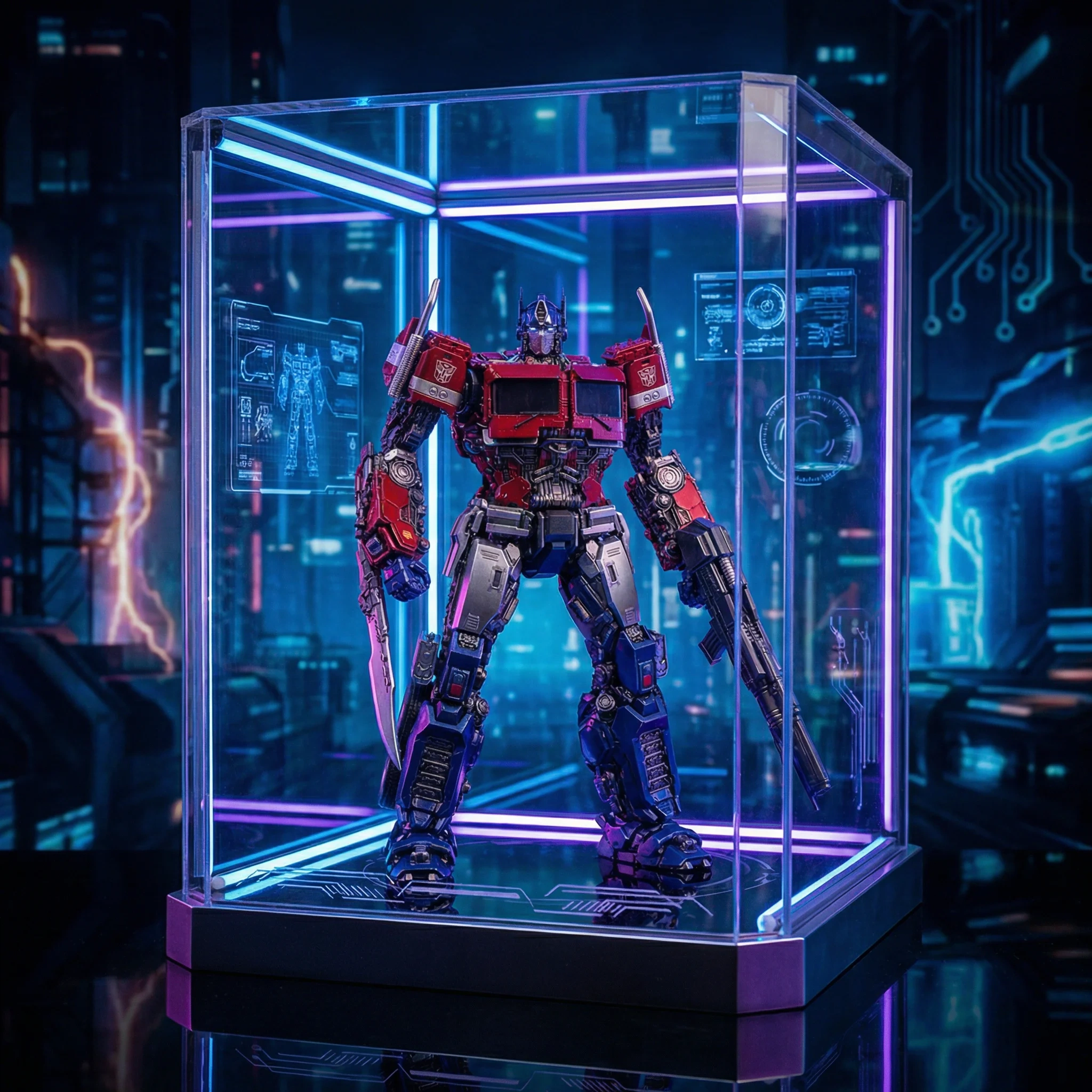 变形金刚擎天柱合金变形模型 - 官方授权限量版